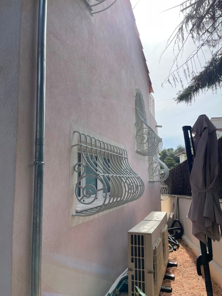 Façade colorée sur mesure