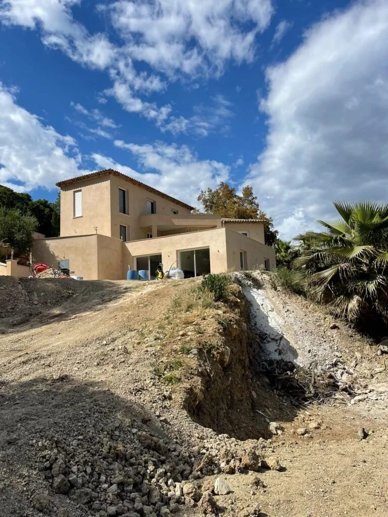Villa avant après ravalement