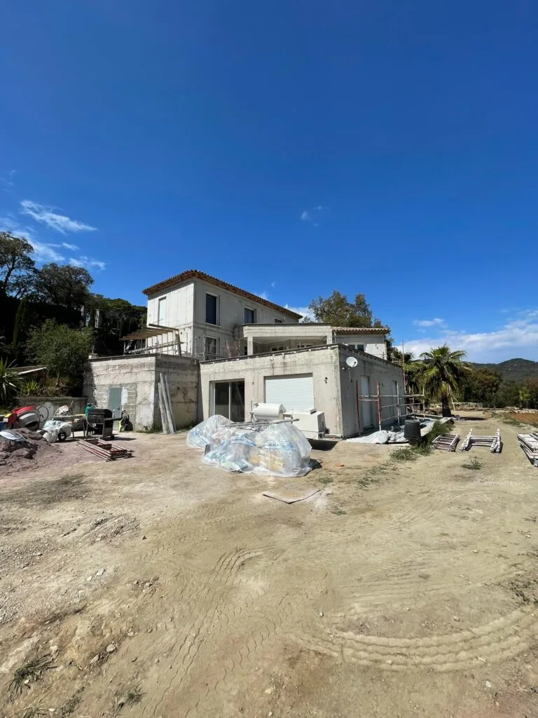 Villa avant après ravalement